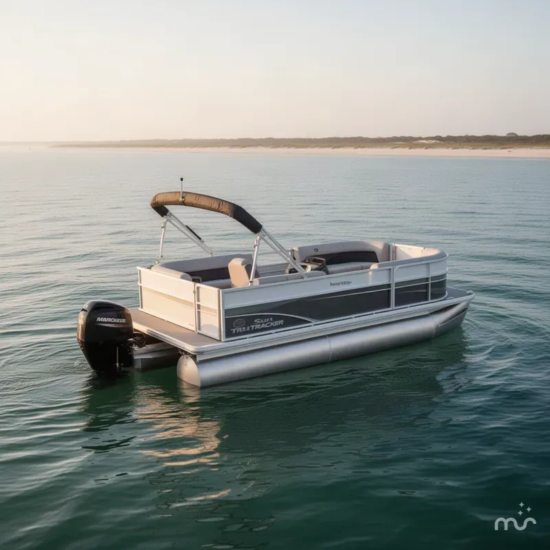 The Image of Sun Tracker Party Barge 16 DLX 2027 - 0