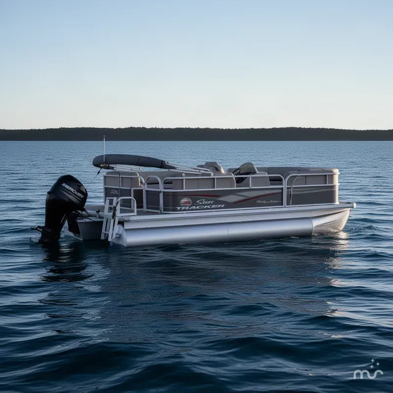 The Image of Sun Tracker Party Barge 18 DLX 2019 - 0