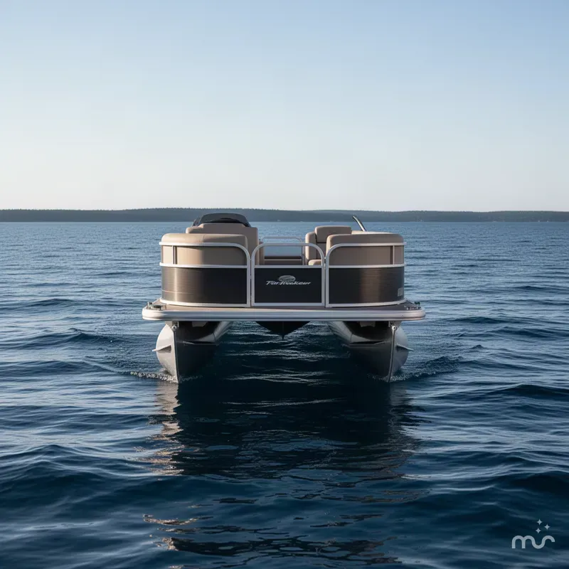 Slide: The Image of Sun Tracker Party Barge 18 DLX 2019 - 3