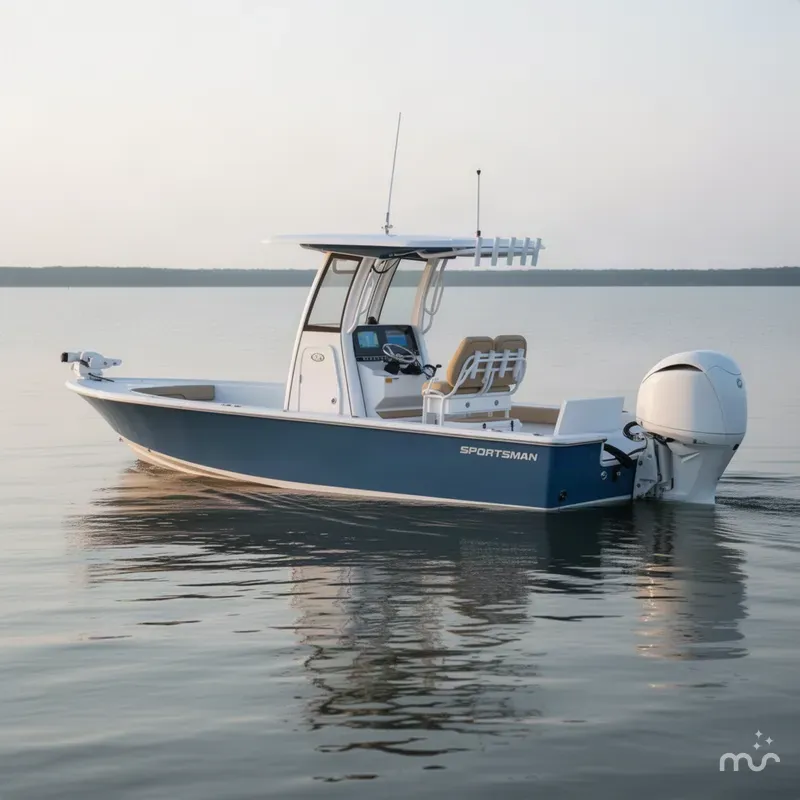 Slide: The Image of Sportsman Masters 247OE Bay Boat 2027 - 2