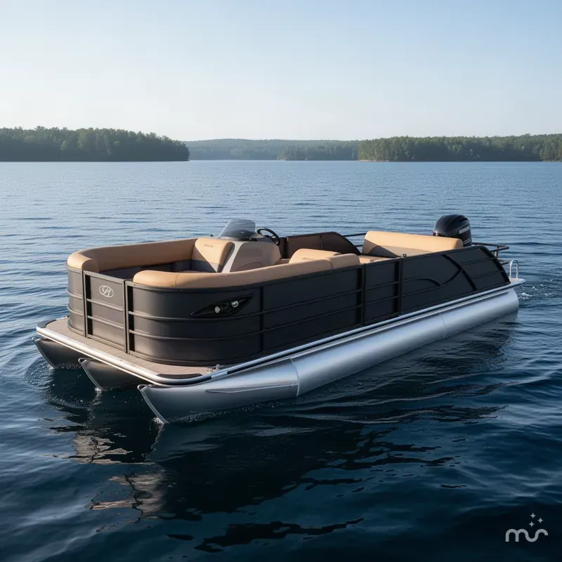The Image of Bentley Pontoons Legacy 115HP 220 Swingback Pontoon 2027 - 0