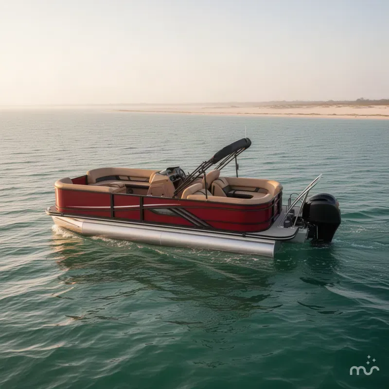 Slide: The Image of Suncatcher Pontoons Fusion 322 RC 2026 - 1