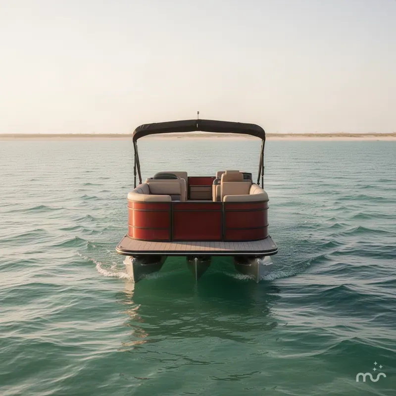 Slide: The Image of Suncatcher Pontoons Fusion 322 RC 2026 - 2