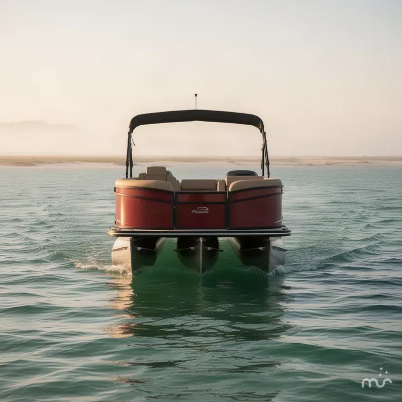 Slide: The Image of Suncatcher Pontoons Fusion 322 RC 2026 - 3