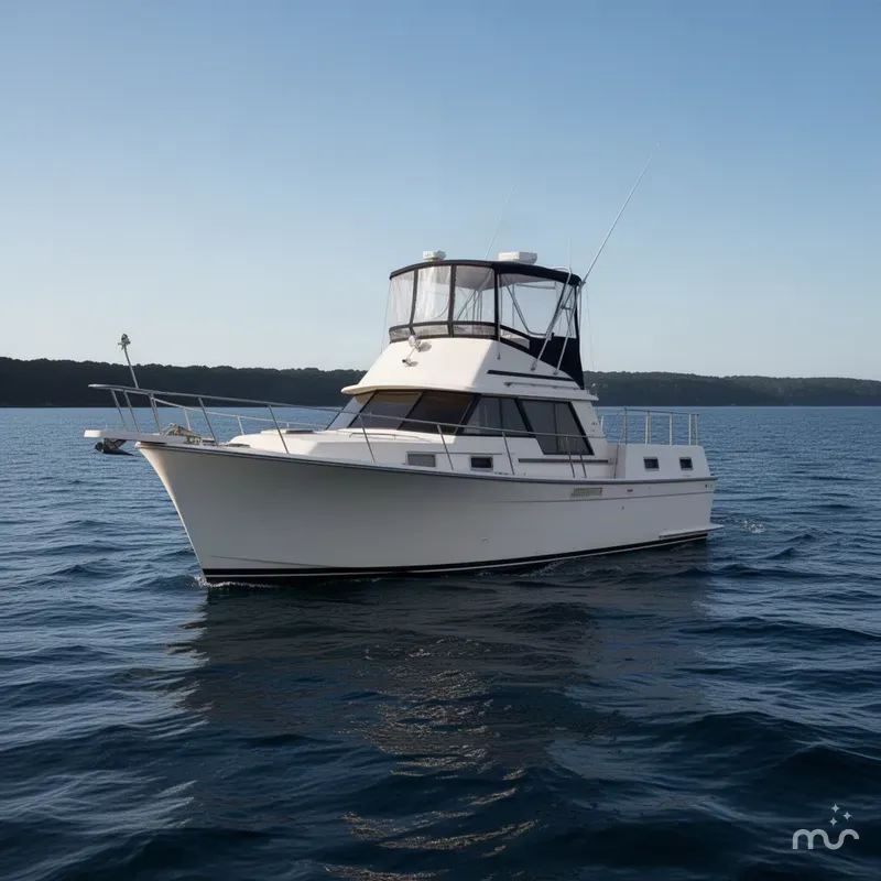 Slide: The Image of Mainship 36 Double Cabin 1986 - 1
