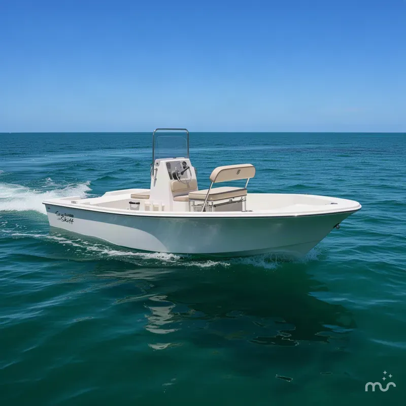 Slide: The Image of Carolina EV180 Sea Skiff 2027 - 2