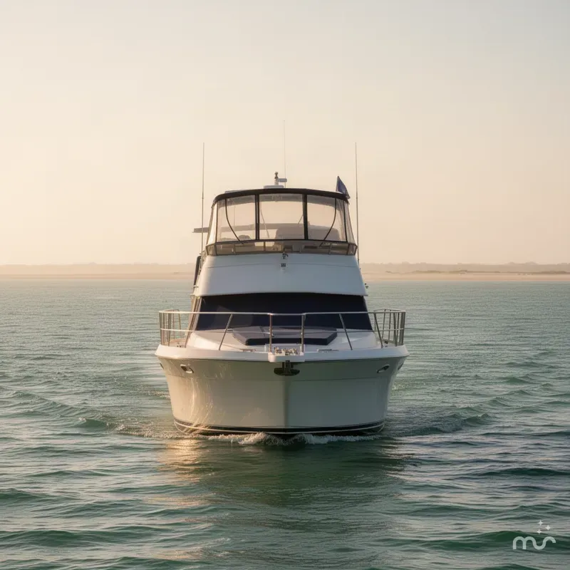 Slide: The Image of Carver Yachts 350 Aft Cabin Motor Yacht 1994 - 1