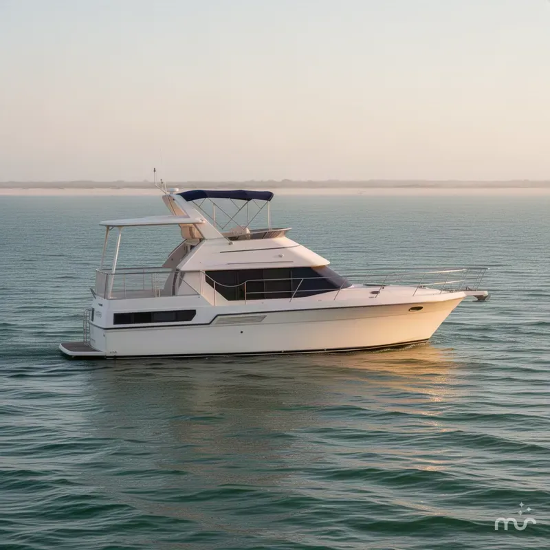 Slide: The Image of Carver Yachts 350 Aft Cabin Motor Yacht 1994 - 2