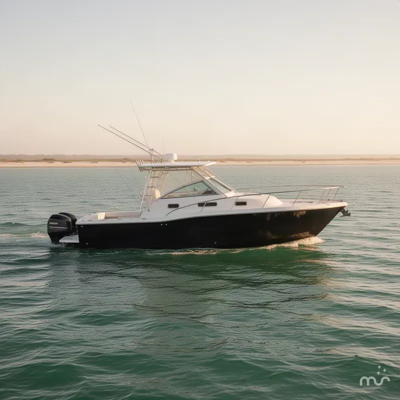 The Image of Powerplay Powerboats 33 Sportfish Cabin 1997 - 0