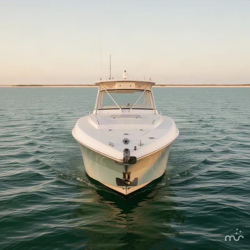 Slide: The Image of Powerplay Powerboats 33 Sportfish Cabin 1997 - 1