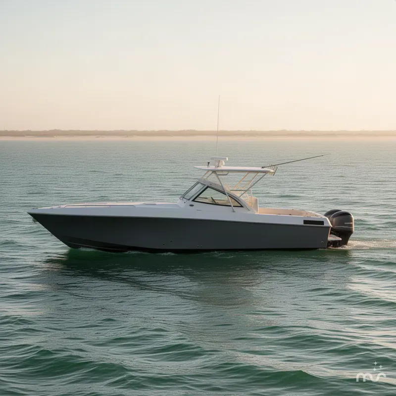 Slide: The Image of Powerplay Powerboats 33 Sportfish Cabin 1997 - 2