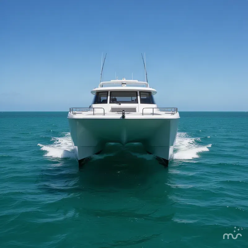 Slide: The Image of Front Runner 43 Catamaran 2027 - 2