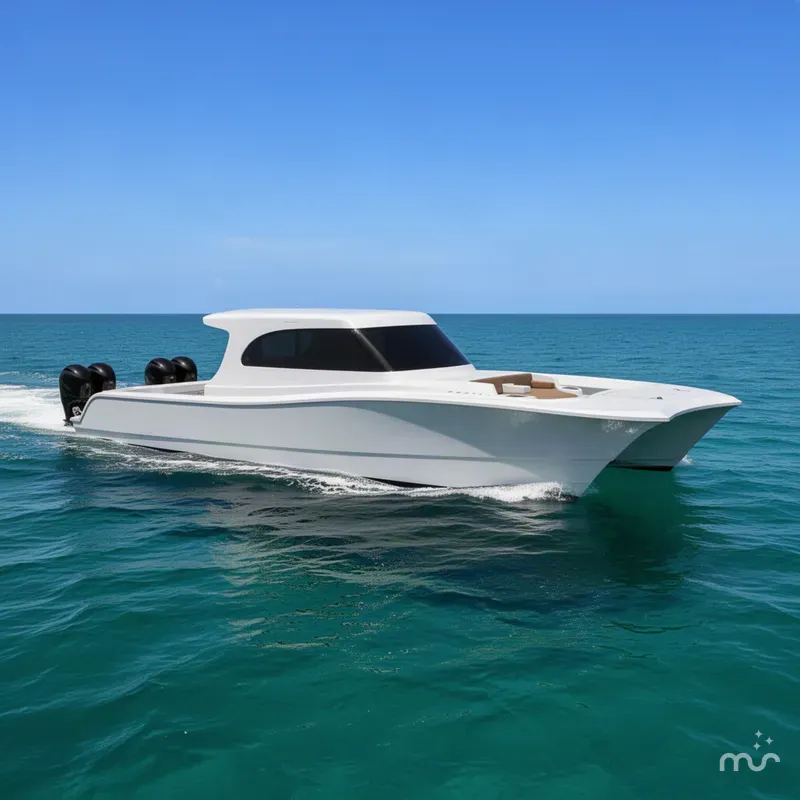 Slide: The Image of Front Runner 55 Catamaran 2027 - 2