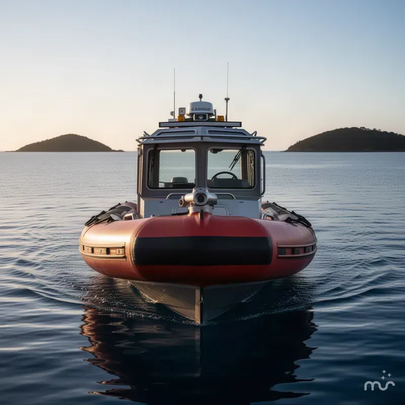 Slide: The Image of Safe Boats Defender 25 2005 - 2