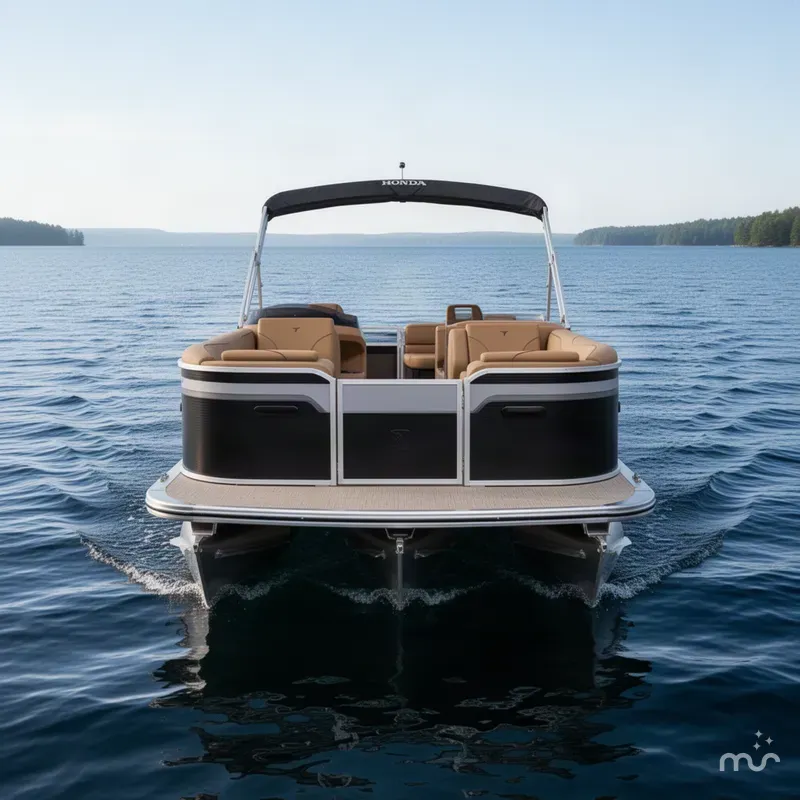 Slide: The Image of Tahoe Sport 2385 Rear Fish Tritoon & Honda 4-Stroke EFI 2026 - 1