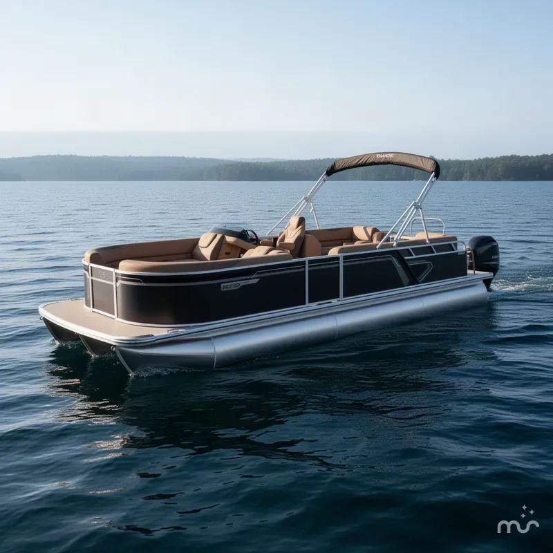 The Image of Tahoe LTZ 2385 Quad Lounge Tritoon & 200HP $61995 2027 - 0