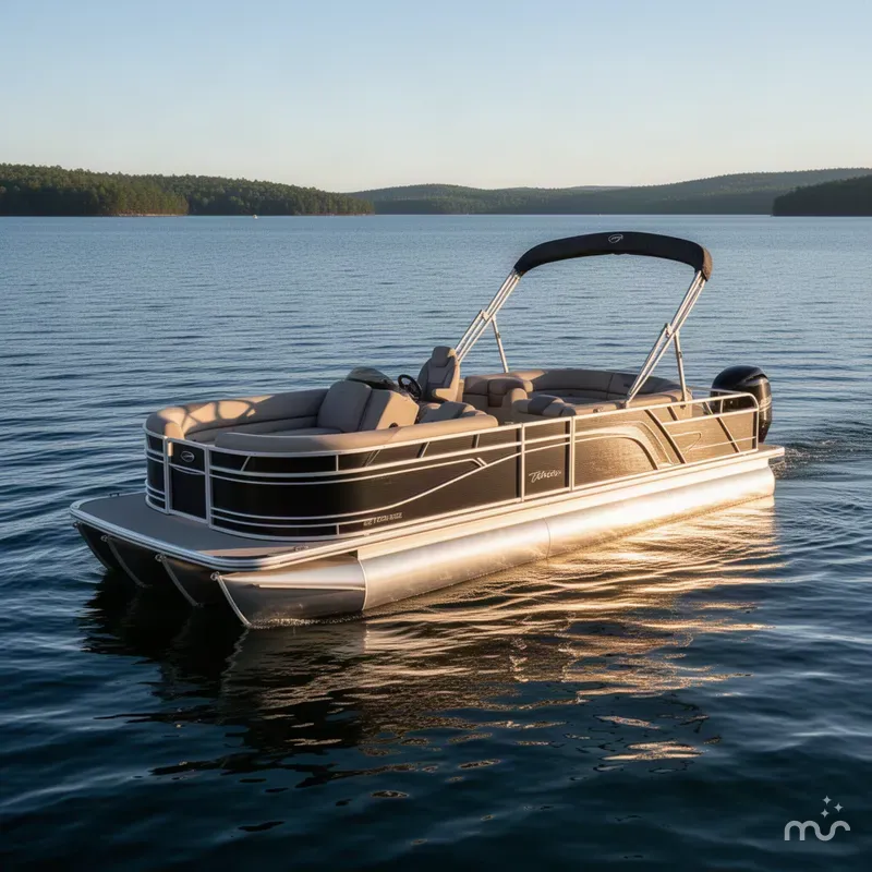 Slide: The Image of Tahoe LTZ 2385 Elite Cruise Tritoon & 200HP $61995 2027 - 2