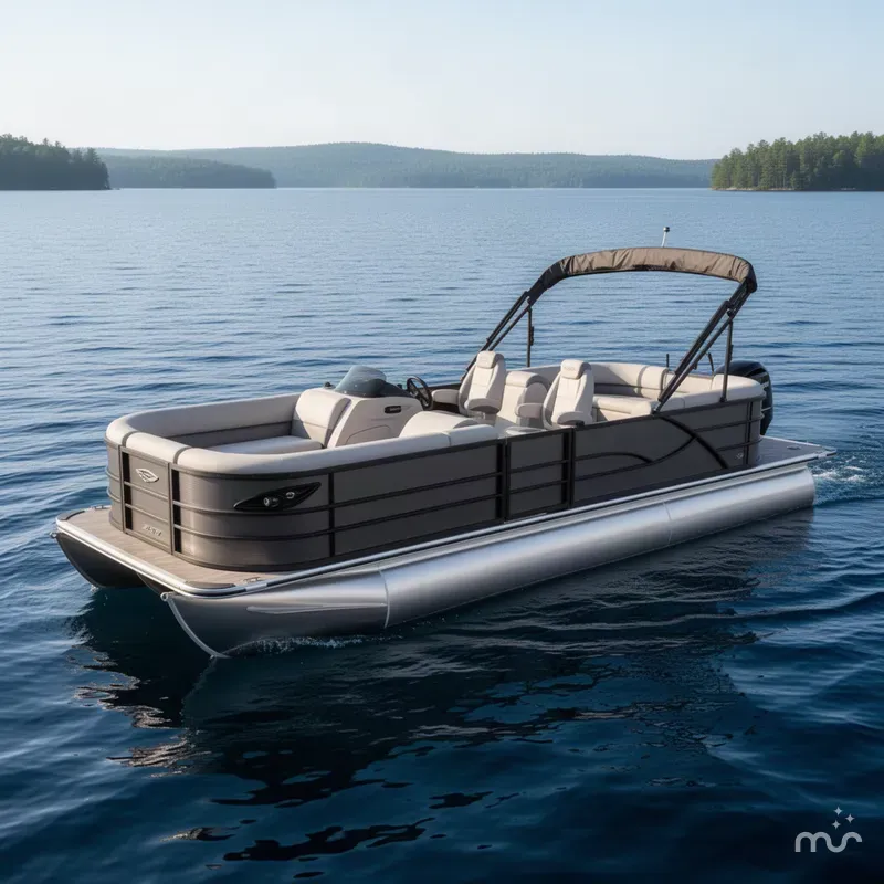 The Image of Bentley Pontoons Legacy 220 Navigator Quad Lounge & 115HP $46995 2027 - 0