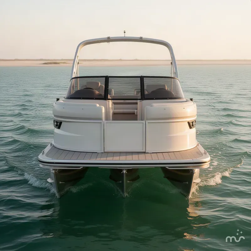 Slide: The Image of Avalon 27' Excalibur Elite Windshield W/ Twin 5 2027 - 1