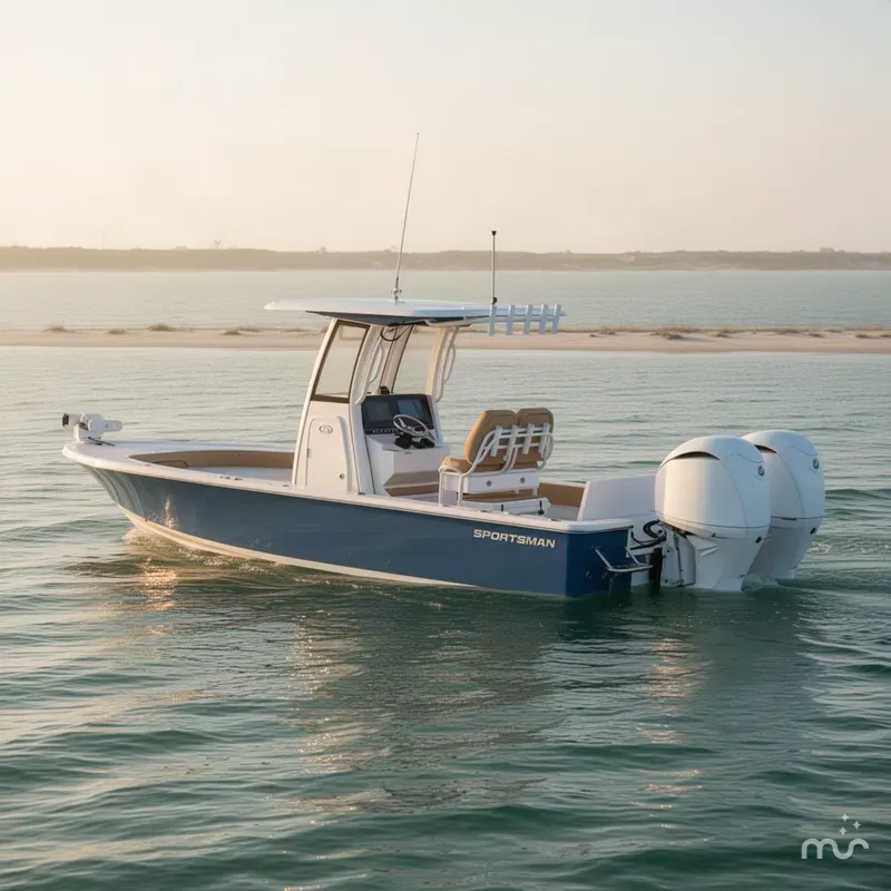 Slide: The Image of Sportsman Masters 247OE Bay Boat 2027 - 2