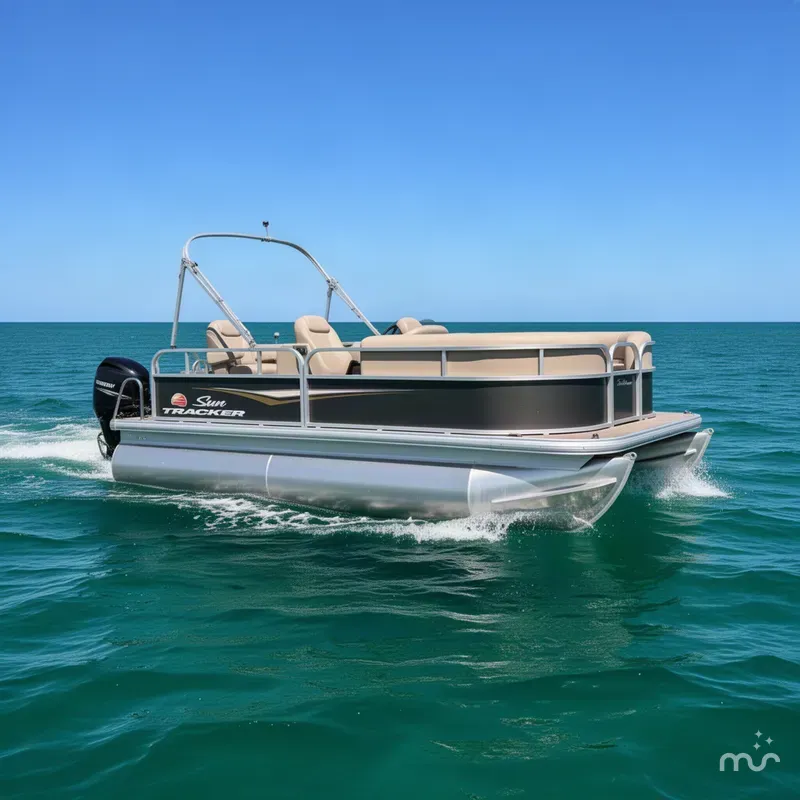 The Image of Sun Tracker Party Barge 16 DLX 2025 - 0