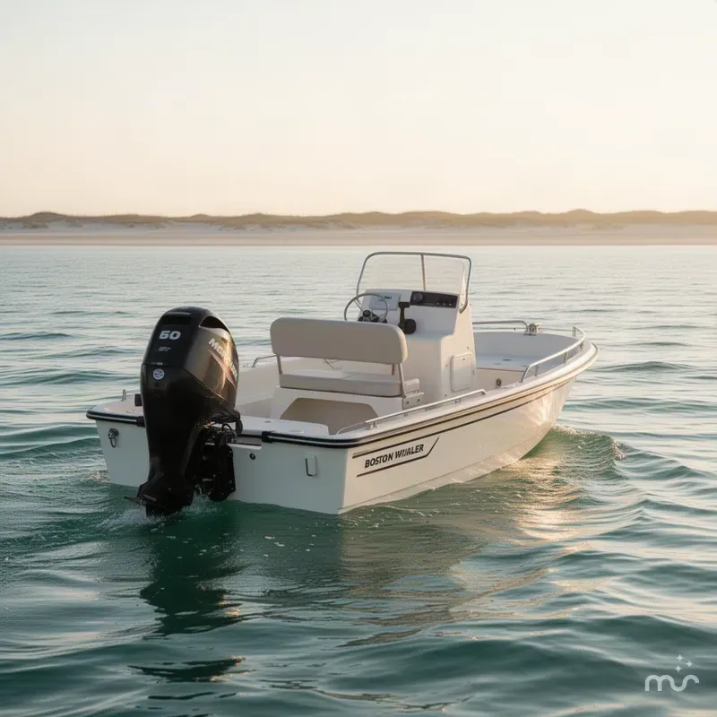 Slide: The Image of Boston Whaler 150 Montauk 2025 - 2