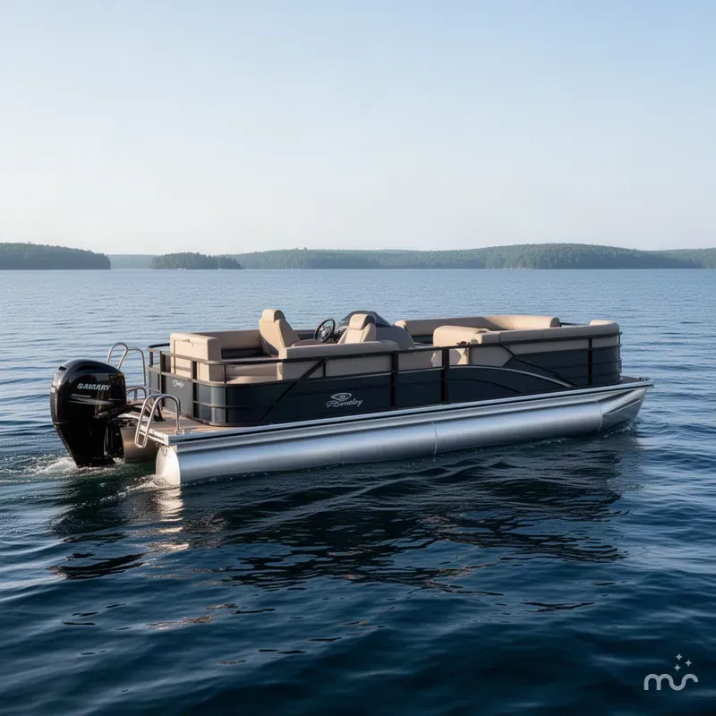 The Image of Bentley Pontoons Legacy 220 Swingback Bench Pontoon & 115HP $49995 2027 - 0