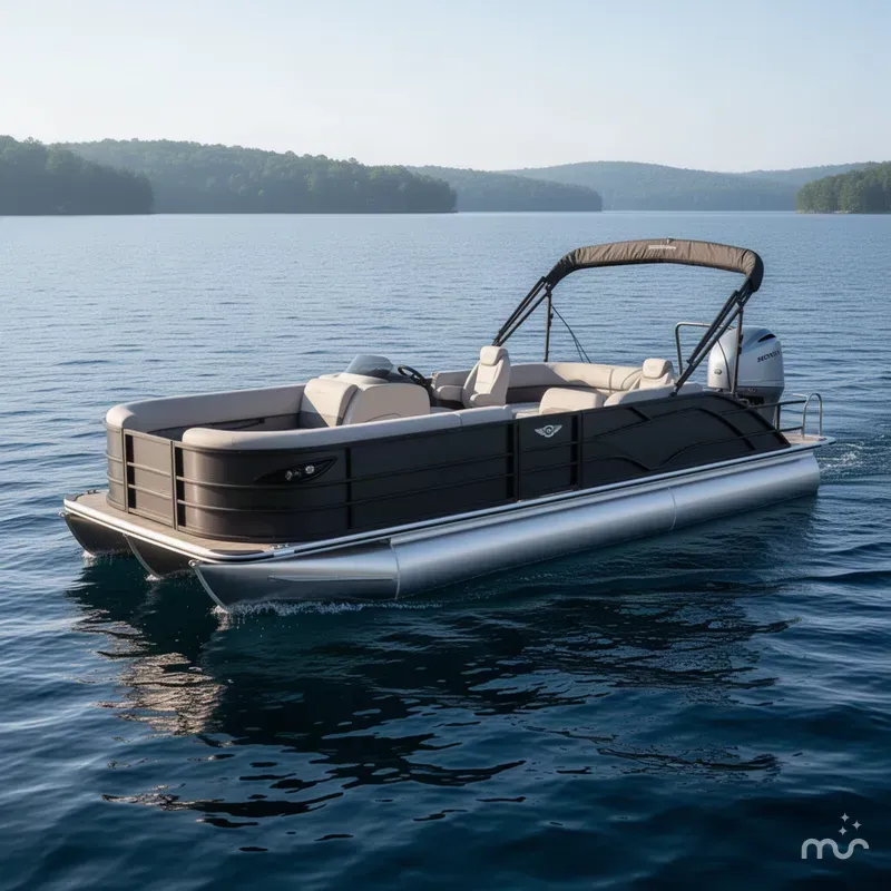 The Image of Bentley Pontoons Legacy 220 Swingback Bench & Honda 4-Stroke EFI $43995 2027 - 0