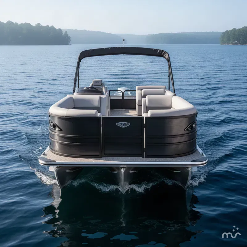 Slide: The Image of Bentley Pontoons Legacy 220 Swingback Bench & Honda 4-Stroke EFI $43995 2027 - 1