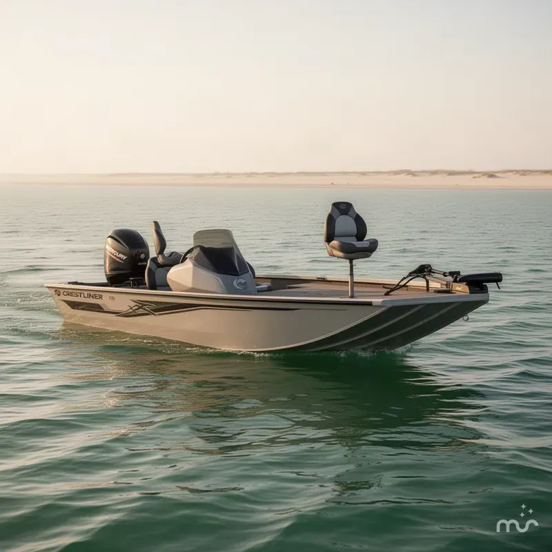 The Image of Crestliner XF 179 W/ 90HP Mercury! 2026 - 0