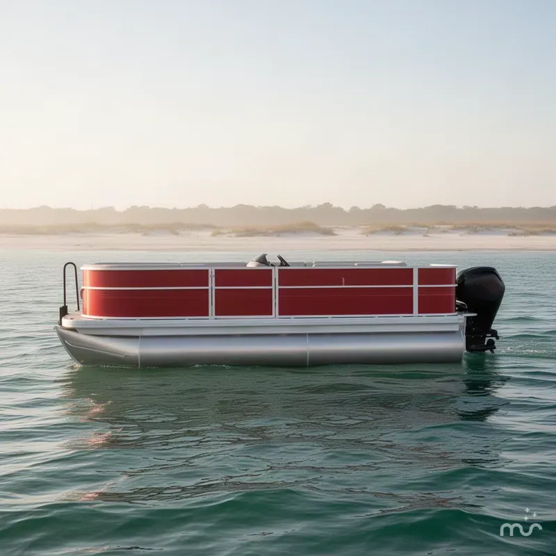 Slide: The Image of Sun Tracker Party Barge 18 DLX 2027 - 1