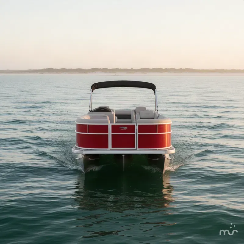 Slide: The Image of Sun Tracker Party Barge 18 DLX 2027 - 2