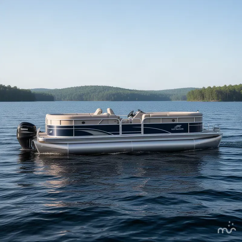Slide: The Image of Sun Tracker Fishin' Barge 22 DLX 2017 - 2