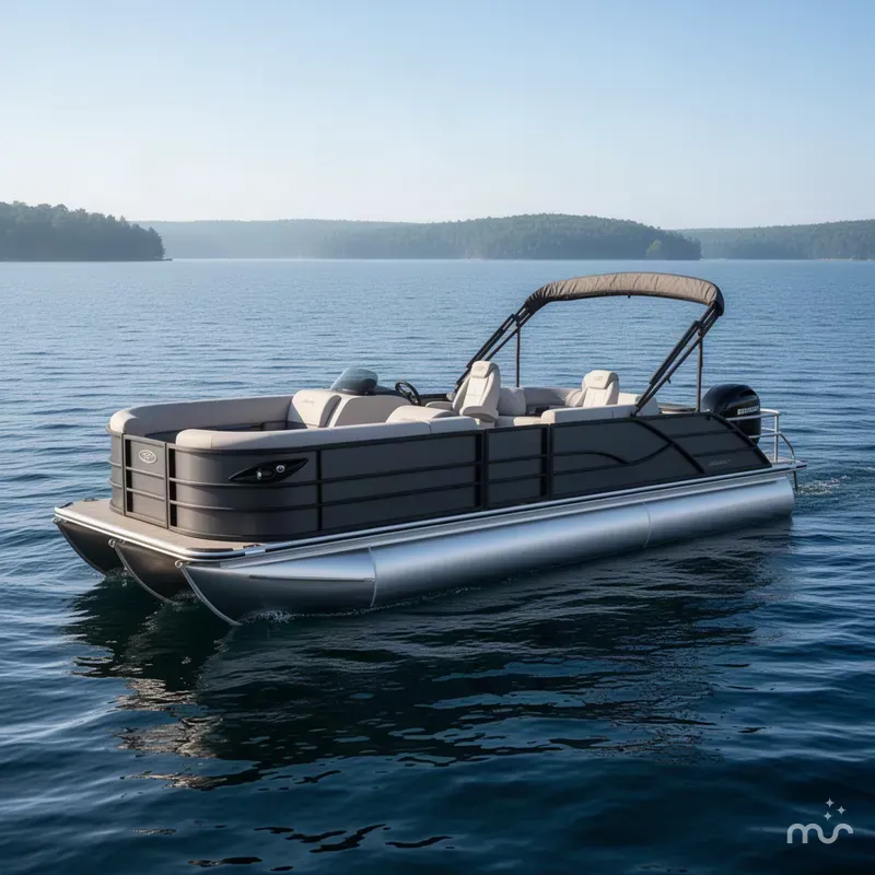 The Image of Bentley Pontoons Legacy 200HP 223 QSB Swingback Tritoon 2027 - 0