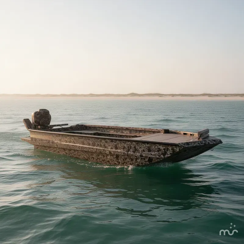 The Image of Excel Shallow Water F4 1854 WITH 5400 AND GALV TRAILER 2027 - 0