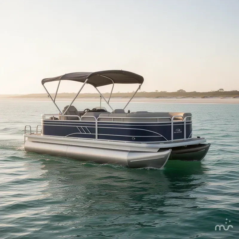 The Image of Sun Tracker Party Barge 20 DLX 2023 - 0
