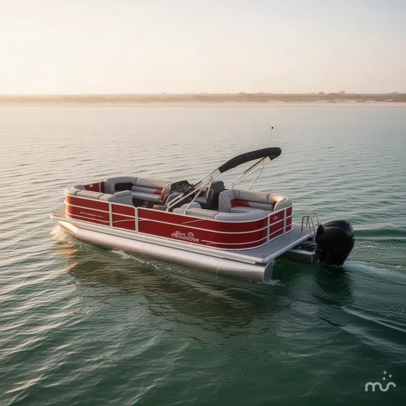 The Image of Sun Tracker Party Barge 22 DLX 2027 - 0