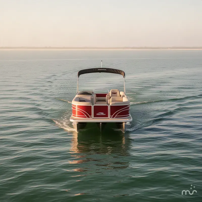 Slide: The Image of Sun Tracker Party Barge 22 DLX 2027 - 2