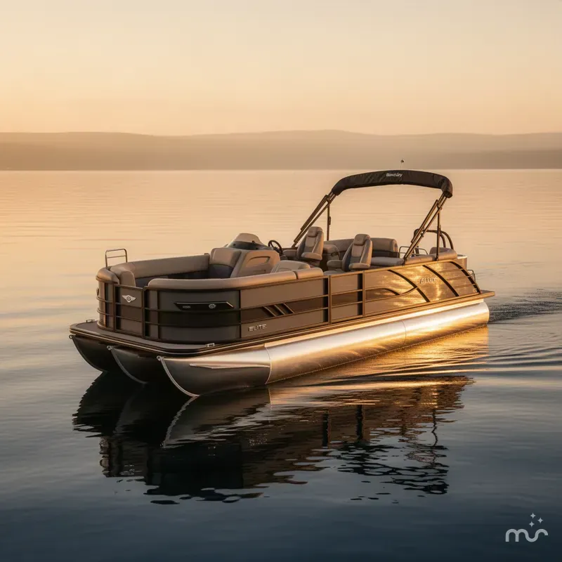 Slide: The Image of Bentley Pontoons Elite 253 Admiral 2027 - 2