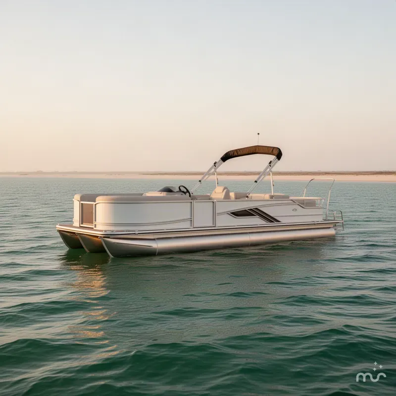 Slide: The Image of Suncatcher Pontoons Fusion 324 SL 2026 - 1