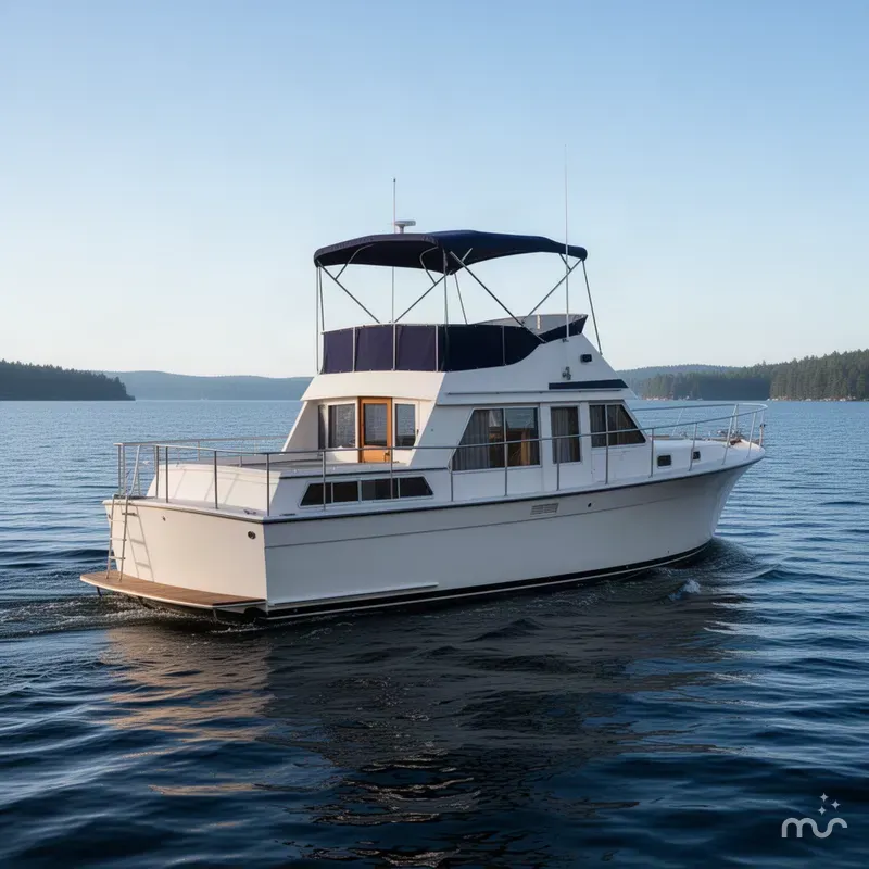 The Image of Tollycraft 34 Tri-Cabin Motor Yacht 1984 - 0