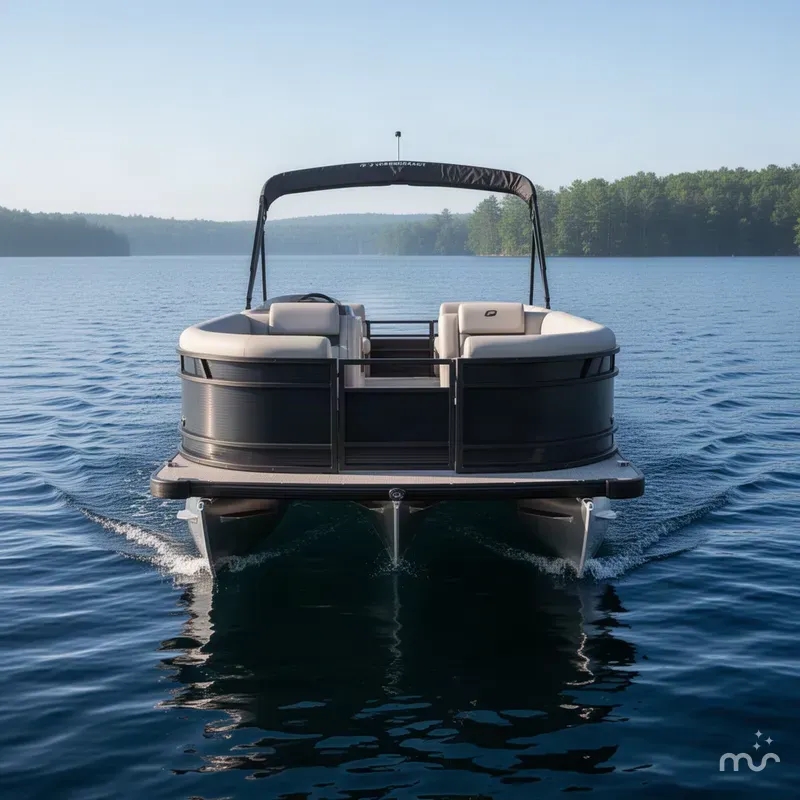 Slide: The Image of Princecraft Vectra 115HP 23 Quad Lounge Pontoon 2027 - 1