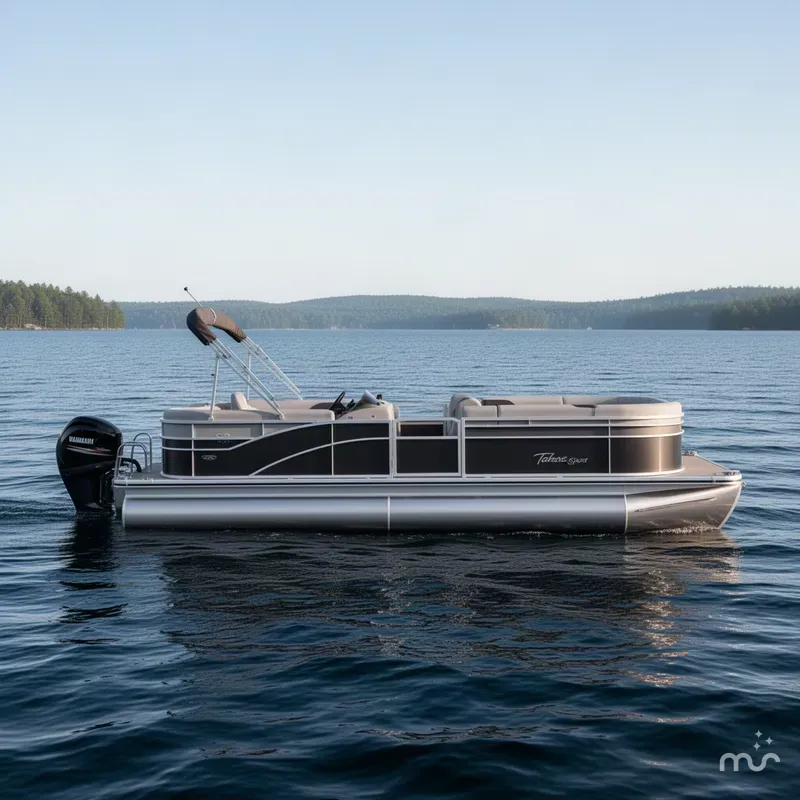 Slide: The Image of Tahoe Sport 115HP Fish & Cruise 23E80 Pontoon 2027 - 2