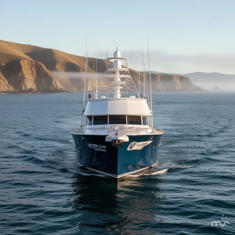 Slide: The Image of Bray Yacht Design Ocean Series Long Range Sportfisher 2028 - 1
