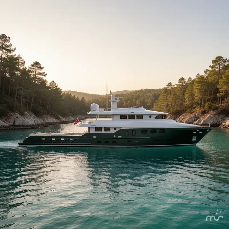 Slide: The Image of Bray Yacht Design Long Range Explorer Motoryacht 2028 - 2