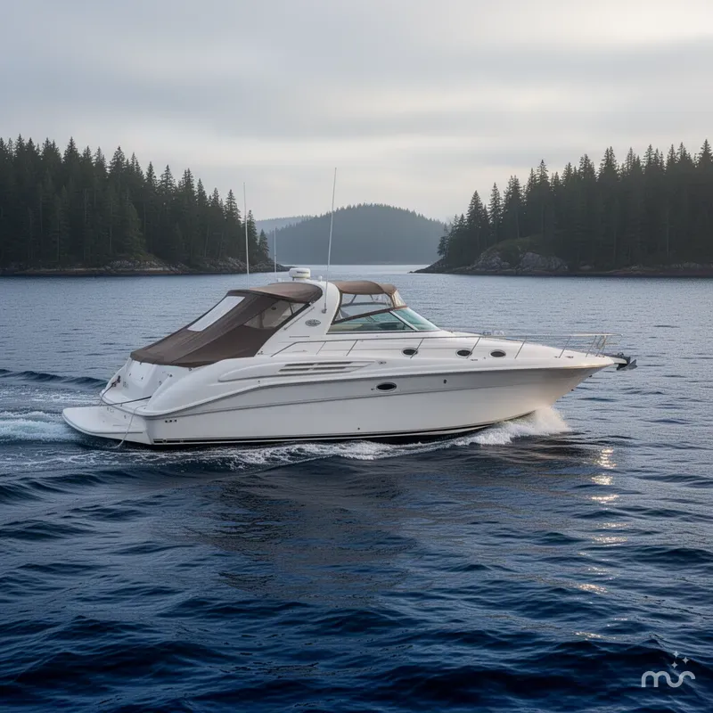 Slide: The Image of Sea Ray 450 Sundancer 1996 - 1