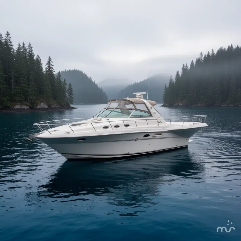 Slide: The Image of Sea Ray 450 Sundancer 1996 - 2