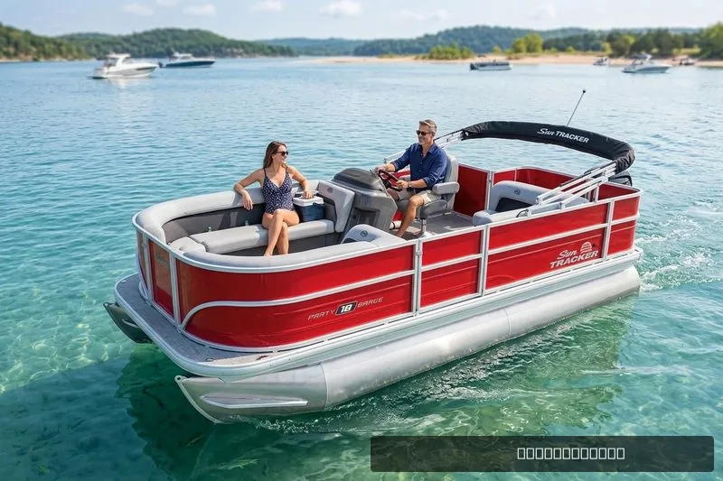 The Image of Sun Tracker Party Barge 18 DLX 2026 - 0