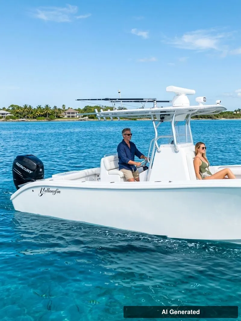 The Image of Yellowfin Center Console 2016 - 0