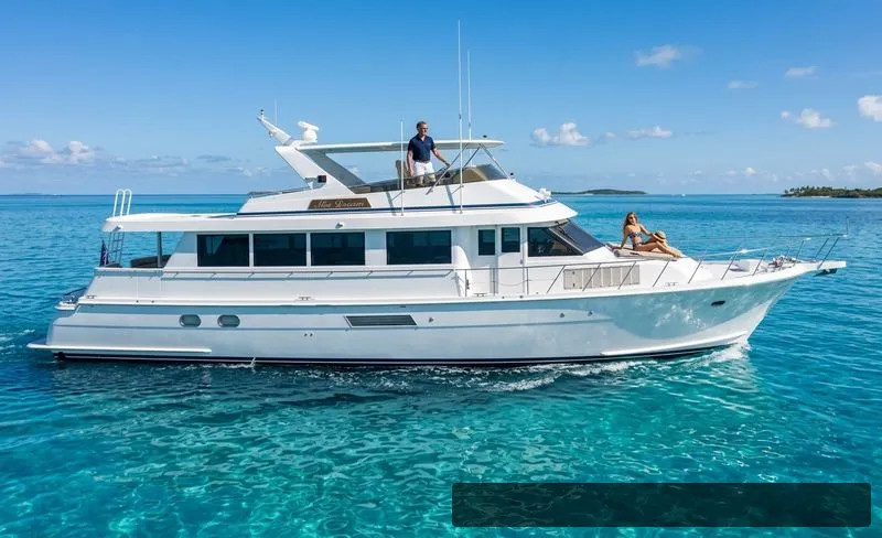 The Image of Hatteras 74 Sportdeck 1998 - 0